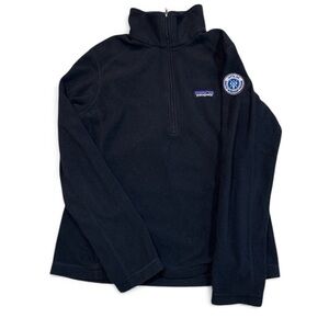 Patagonia women’s Micro D Thin fleece 1/4 zip fleece jacket  Black Size Small